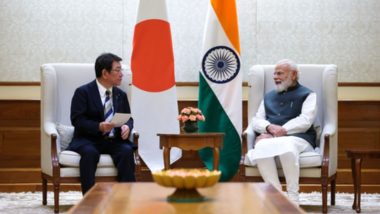 India-Japan Bilateral Talks: पीएम मोदी और जापानी विदेश मंत्री मोतेगी की मुलाकात; मजबूत और समृद्ध इंडो-पैसिफिक के लिए सहयोग बढ़ाने पर बनी सहमति