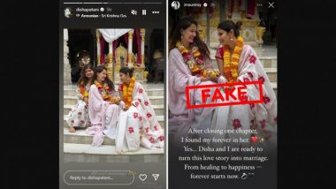 Fact Check: क्या मौनी रॉय और दिशा पाटनी ने कर ली है शादी? जानें इंटरनेट पर वायरल हो रही 'वेडिंग फोटो' का पूरा सच