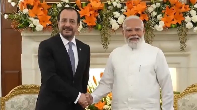 PM नरेंद्र मोदी और साइप्रस के राष्ट्रपति निकोस क्रिस्टोडौलाइड्स ने दिल्ली में द्विपक्षीय वार्ता की (वीडियो देखें)