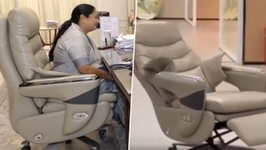 दिल्ली की सीएम रेखा गुप्ता की ऑफिस चेयर पर सियासी घमासान: 66,000 रुपये से अधिक कीमत की 'लक्जरी कुर्सी' की तस्वीरें वायरल, सादगी के दावों पर उठे सवाल