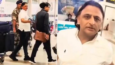 Akhilesh Yadav New Look: पारंपरिक लाल टोपी और कुर्ता-पायजामा छोड़ कैजुअल लुक में दिखे सपा प्रमुख, वीडियो वायरल