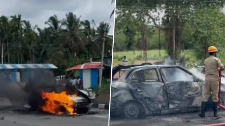 Bengaluru Horror: बेंगलुरु में पूर्व प्रेमिका का अपहरण कर उबर कैब में किया बम धमाका, युवती के कूदते ही आरोपी के चीथड़े उड़े (Watch Video)