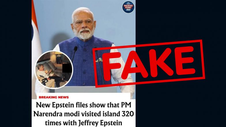क्या PM मोदी ने 320 बार ‘एपस्टीन आइलैंड’ का दौरा किया? यहाँ है फैक्ट चेक 