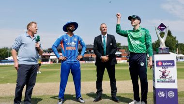 IND vs IRE, 2nd T20I Match Live Toss And Scorecard: बेलफास्ट में भारत के कप्तान श्रेयस अय्यर ने जीता टॉस, पहले गेंदबाजी करने का किया फैसला; यहां देखें दोनों टीमों की प्लेइंग इलेवन और लाइव स्कोरकार्ड
