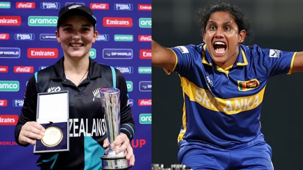 न्यूजीलैंड महिला राष्ट्रीय क्रिकेट टीम बनाम श्रीलंका महिला राष्ट्रीय क्रिकेट टीम के बीच महिला टी20 विश्व कप 2026 का सातवां मुकाबला आज यानी 16 जून को साउथम्प्टन के द रोज बाउल में खेला जा रहा हैं
