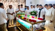 Suraj Hegde Passes Away: बेंगलुरु पहुंचे राहुल गांधी, दिवंगत कांग्रेस नेता सूरज हेगड़े को दी भावभीनी श्रद्धांजलि (See Pics and Video) Suraj Hegde Passes Away: बेंगलुरु पहुंचे राहुल गांधी, दिवंगत कांग्रेस नेता सूरज हेगड़े को दी भावभीनी श्रद्धांजलि (See Pics and Video)