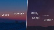 Skywatching Tonight: मुंबई के आसमान में आज दिखेगा अद्भुत नजारा; एक साथ चमकेंगे शुक्र और बृहस्पति, नेहरू विज्ञान केंद्र में विशेष कार्यक्रम Skywatching Tonight: मुंबई के आसमान में आज दिखेगा अद्भुत नजारा; एक साथ चमकेंगे शुक्र और बृहस्पति, नेहरू विज्ञान केंद्र में विशेष कार्यक्रम