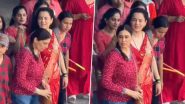 Kangana Ranaut: मीरा रोड स्टेशन पर लाल साड़ी और मंगलसूत्र पहने लोकल ट्रेन का इंतजार करती दिखीं कंगना रनौत; वीडियो हुआ वायरल Kangana Ranaut: मीरा रोड स्टेशन पर लाल साड़ी और मंगलसूत्र पहने लोकल ट्रेन का इंतजार करती दिखीं कंगना रनौत; वीडियो हुआ वायरल