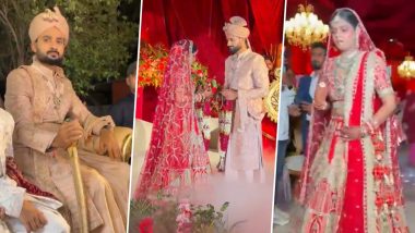 Akash Deep Wedding: टीम इंडिया के तेज गेंदबाज आकाशदीप ने अक्षिता राज संग लिए सात फेरे, वाराणसी में शिव मंदिर थीम पर सजी शाही शादी