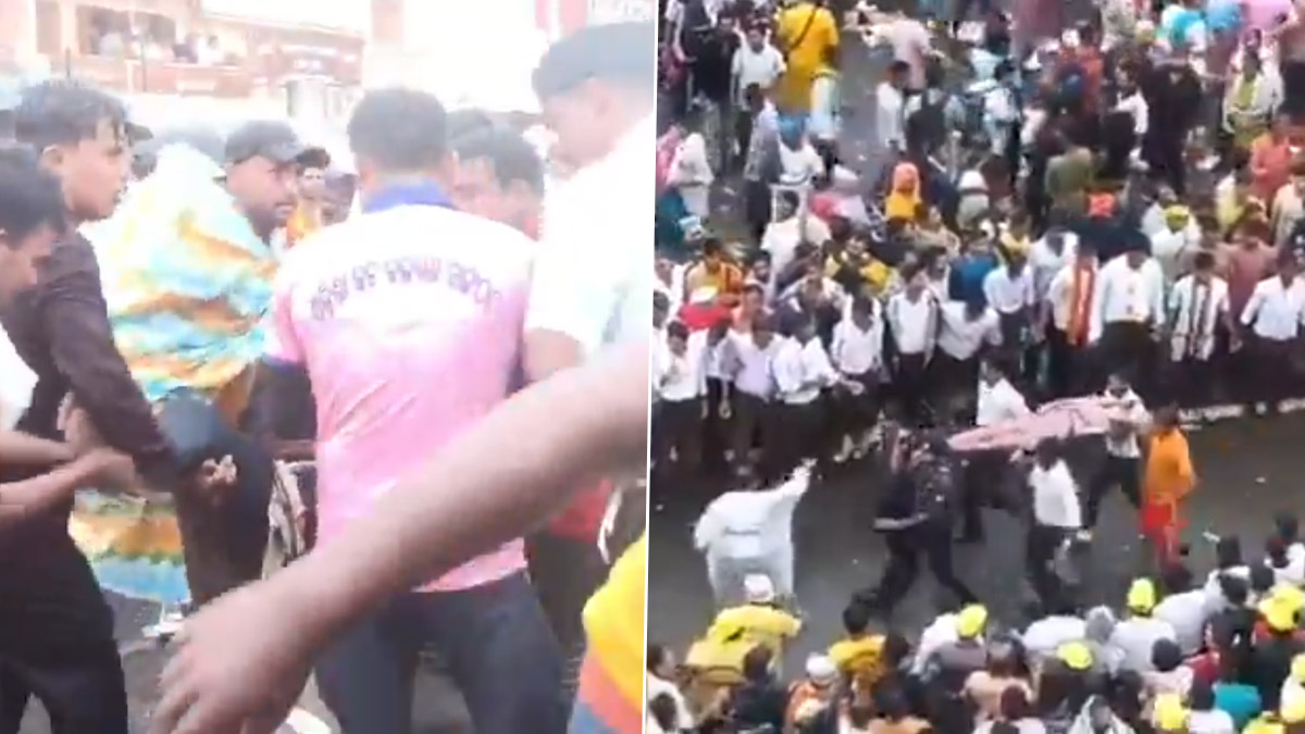 Puri Jagannath Rath Yatra: पुरी जगन्नाथ रथ यात्रा में भगदड़ जैसी स्थिति, एक श्रद्धालु की मौत, कई घायल (Watch Videos) Puri Jagannath Rath Yatra: पुरी जगन्नाथ रथ यात्रा में भगदड़ जैसी स्थिति, एक श्रद्धालु की मौत, कई घायल (Watch Videos)