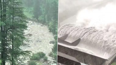 Jammu-Kashmir Weather Update: जम्मू-कश्मीर में बारिश का कहर; फ्लैश फ्लड और भूस्खलन से NH-44 व NH-244 बंद, सलाल डैम के खुले गेट (Videos)