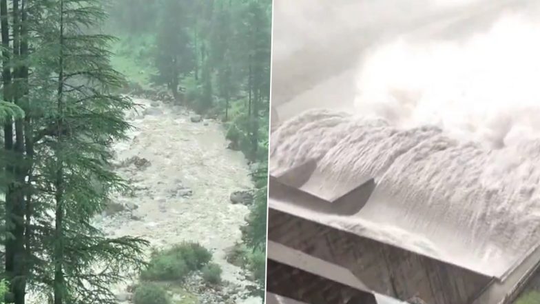 Jammu-Kashmir Weather Update: जम्मू-कश्मीर में बारिश का कहर; फ्लैश फ्लड और भूस्खलन से NH-44 व NH-244 बंद, सलाल डैम के खुले गेट (Videos)