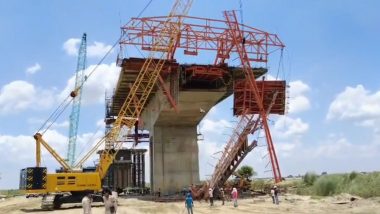 Samastipur Bridge Collapse: समस्तीपुर में निर्माणाधीन गंगा महासेतु का स्लैब गिरा, 6 मजदूर घायल; जांच के आदेश (Watch Video)