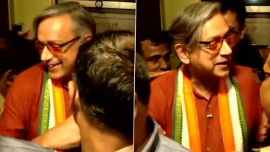 Shashi Tharoor Lift Incident: तिरुवनंतपुरम के होटल की लिफ्ट में फंसे शशि थरूर, फायर एंड रेस्क्यू टीम ने 20 मिनट में सुरक्षित निकाला; बोले- 'हम सब ठीक हैं'