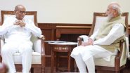 Sharad Pawar Meets PM Modi: शरद पवार ने प्रधानमंत्री नरेंद्र मोदी से की मुलाकात, महाराष्ट्र के किसान संकट और NEET-UG छात्र आंदोलन पर सौंपा ज्ञापन (See Pics)