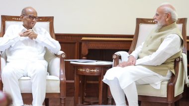 Sharad Pawar Meets PM Modi: शरद पवार ने प्रधानमंत्री नरेंद्र मोदी से की मुलाकात, महाराष्ट्र के किसान संकट और NEET-UG छात्र आंदोलन पर सौंपा ज्ञापन (See Pics)