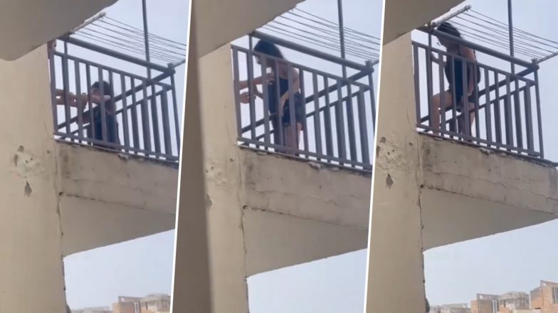 Viral Video: ग्रेटर नोएडा में महिला का हाई-वोल्टेज ड्रामा, 'Lock Upp' विवाद के बाद बालकनी से कूदने की दी धमकी