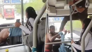 Viral Video: बेंगलुरु की बीएमटीसी बस में महिला से छेड़छाड़; बस चालक और पीड़ित महिला ने आरोपी को सिखाया सबक
