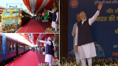 Hydrogen-Powered Train: पीएम मोदी ने देश की पहली हाइड्रोजन ट्रेन को दिखाई हरी झंडी; जानें रूट, समय और रफ्तार से जुड़ी हर खास बात