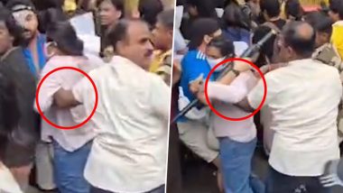Mumbai Police: मुंबई पुलिस ने महिला प्रदर्शनकारी से दुर्व्यवहार के आरोपों को नकारा, कहा- VIDEO को गलत तरीके से पेश किया जा रहा