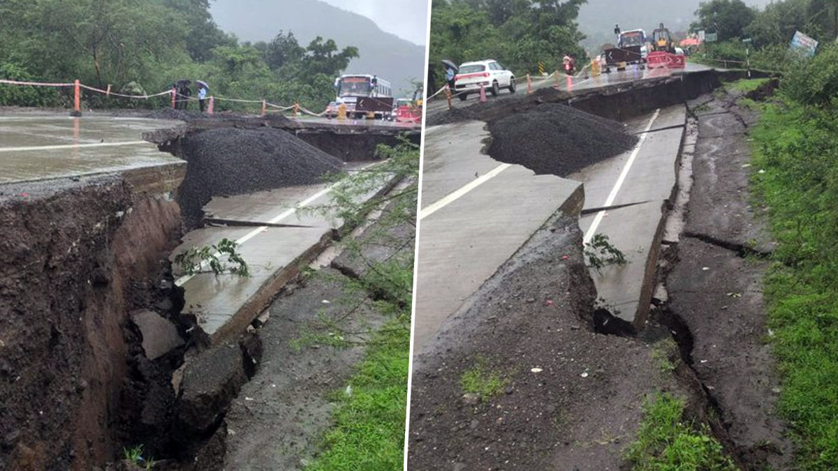 Malshej Ghat Closure: भारी बारिश के बाद माळशेज घाट में धंसी एनएच-61 सड़क, आवाजाही पूरी तरह बंद; जानें वैकल्पिक मार्ग और एडवाइजरी