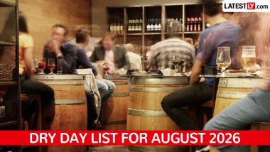 Dry Day List August 2026: अगस्त महीने में कब-कब बंद रहेंगी शराब की दुकानें; देखें ड्राई डे की पूरी सूची
