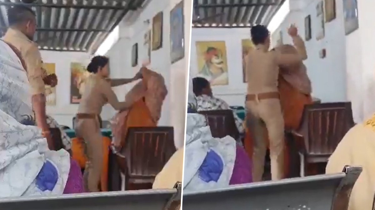 Varanasi Police Video: वाराणसी में न्याय की गुहार लगाने आई महिला को महिला सब-इंस्पेक्टर ने थाना परिसर में जड़ा थप्पड़, वीडियो वायरल होने पर जांच शुरू