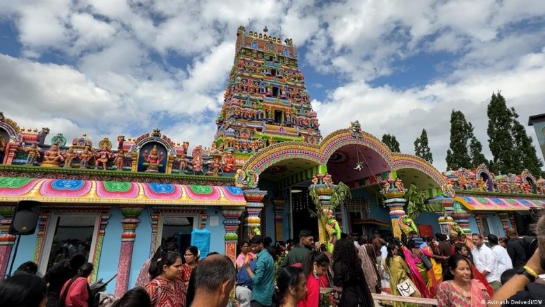 मंदिर के वार्षिकोत्सव में पहुंचे जर्मन राष्ट्रपति