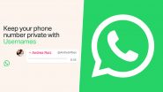 WhatsApp Username Row: वॉट्सऐप यूजरनेम विवाद के बीच मैसेजिंग ऐप्स के लिए समान नियम बनाने की तैयारी में केंद्र सरकार, साइबर धोखाधड़ी पर रोक लगाने पर फोकस