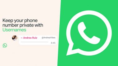 WhatsApp Username Row: वॉट्सऐप यूजरनेम विवाद के बीच मैसेजिंग ऐप्स के लिए समान नियम बनाने की तैयारी में केंद्र सरकार, साइबर धोखाधड़ी पर रोक लगाने पर फोकस