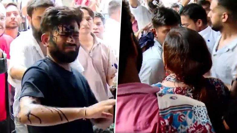 Delhi Jantar Mantar Ink Attack: सोनम वांगचुक के समर्थन में प्रदर्शन के दौरान CJP संस्थापक अभिजीत दीपके पर महिला ने फेंकी नीली स्याही; मचा हंगामा; देखें VIDEO