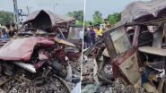 West Bengal Train Accident: पश्चिम बंगाल के मुर्शिदाबाद में लेवल क्रॉसिंग पर स्कूल वाहन से टकराई ट्रेन; 3 बच्चों समेत 4 की मौत, कई घायल (Video) West Bengal Train Accident: पश्चिम बंगाल के मुर्शिदाबाद में लेवल क्रॉसिंग पर स्कूल वाहन से टकराई ट्रेन; 3 बच्चों समेत 4 की मौत, कई घायल (Video)