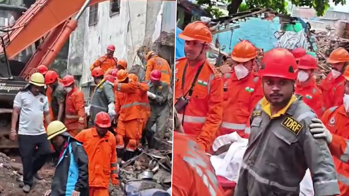 Bhiwandi Building Collapse: भिवंडी में 4 मंजिला इमारत का हिस्सा ढहा, 3 लोगों की मौत; मलबे में दबे लोगों का रेस्क्यू जारी