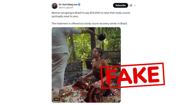 Fact Check: क्या ब्राजील में 11 लाख रुपये देकर महिलाएं अपना 'बॉडी काउंट' जीरो करा रही हैं? जानिए इस वायरल वीडियो का सच