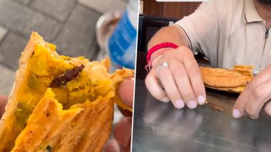 Cockroach Found In Food: वैष्णो देवी भवन के कॉफ़ी डे आउटलेट के सैंडविच में मिला कॉकरोच, विरोध के बाद विक्रेता ने खाकर किया दावा खारिज; वीडियो वायरल (Watch Videos)
