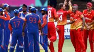 India vs Zimbabwe T20I Series 2026 Full Schedule: टीम इंडिया बनाम जिम्बाब्वे टी20 सीरीज के लिए दोनों टीमें, शेड्यूल और सभी अहम जानकारी