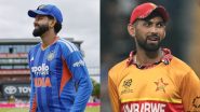 India vs Zimbabwe 1st T20I Playing XI Prediction: टीम इंडिया की प्लेइंग इलेवन में जिम्बाब्वे के खिलाफ किन 11 खिलाड़ियों को मिलेगा मौका? जानिए कौन से 4 प्लेयर हो सकते हैं बाहर