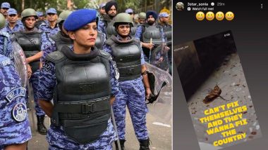 सोनिया सहरावत की ‘इंस्टाग्राम स्टोरी’: CJP प्रदर्शनकारियों पर RAF कमांडेंट की कथित सोशल मीडिया पोस्ट से बहस छिड़ी