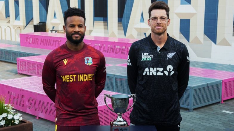 West Indies vs New Zealand, 4th ODI Match Live Score Update: बारबाडोस में वेस्टइंडीज और न्यूजीलैंड के बीच खेला जा रहा है सीरीज का चौथा मुकाबला, यहां देखें मैच का लाइव स्कोर अपडेट