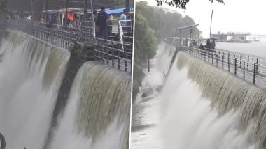 Mumbai Rains: मूसलाधार बारिश से लबालब भरी पवई झील ओवरफ्लो हुई, सबवे बंद होने और जलभराव से यातायात प्रभावित (Watch Video)