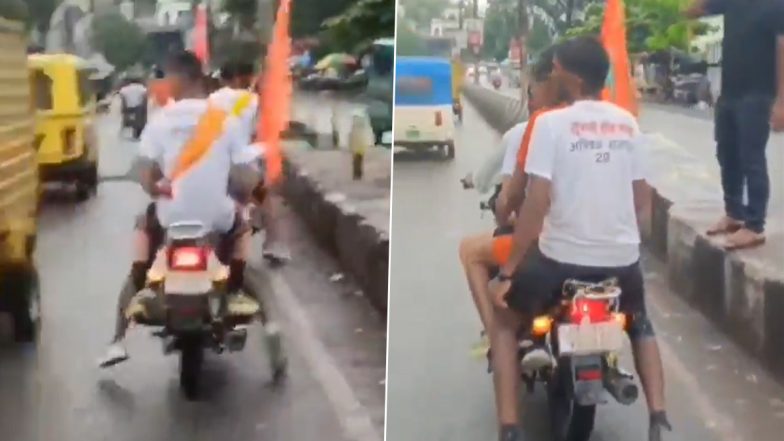 Lucknow: मामूली टक्कर के बाद कांवड़ियों की वेशभूषा में आए युवकों का स्कूल वैन पर हमला, बच्चों में दहशत (Watch Video)