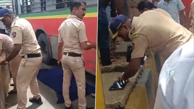 Mumbai BEST Bus Accident: मुलुंड चेक नाका पर BEST बस की चपेट में आने से 56 वर्षीय महिला की मौत, हादसे का वीडियो आया सामने
