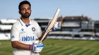 Ajinkya Rahane Joins Commentary Panel For India vs Sri Lanka Test Series 2026: अंजिक्य रहाणे करेंगे टेस्ट कमेंट्री में डेब्यू, भारत-श्रीलंका टेस्ट सीरीज के लिए Sony Sports पैनल में हुए शामिल