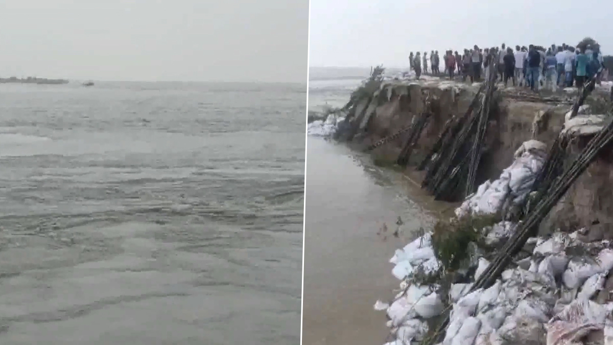 Bhagalpur Boat Capsize: भागलपुर में गंगा नदी में मजदूरों से भरी नाव पलटी; 12 लोग सुरक्षित तैरे, 6 मजदूर लापता, रेस्क्यू ऑपरेशन जारी