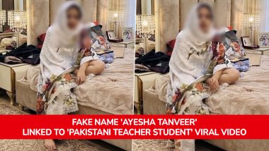 Who Is The Woman In &lsquo;Pakistani Teacher Student&rsquo; Viral Video? 'आयशा तनवीर' नाम निकला फर्जी, फैक्ट चेक में हुआ बड़ा खुलासा