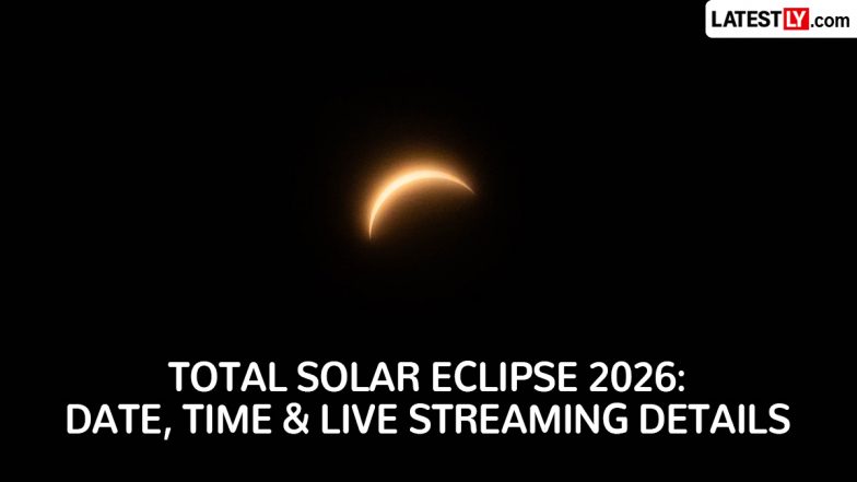 Total Solar Eclipse 2026: 12 अगस्त को लगेगा साल का पहला और एकमात्र पूर्ण सूर्य ग्रहण; जानें भारत में समय और नासा की लाइव स्ट्रीमिंग कैसे देखें