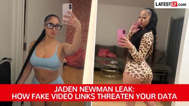 Jaden Newman Video Leak Scam: सोशल मीडिया पर 'जेडन न्यूमैन लीक वीडियो' के नाम पर फर्जी लिंक की बाढ़; साइबर जालसाजों के निशाने पर यूजर्स का निजी डेटा