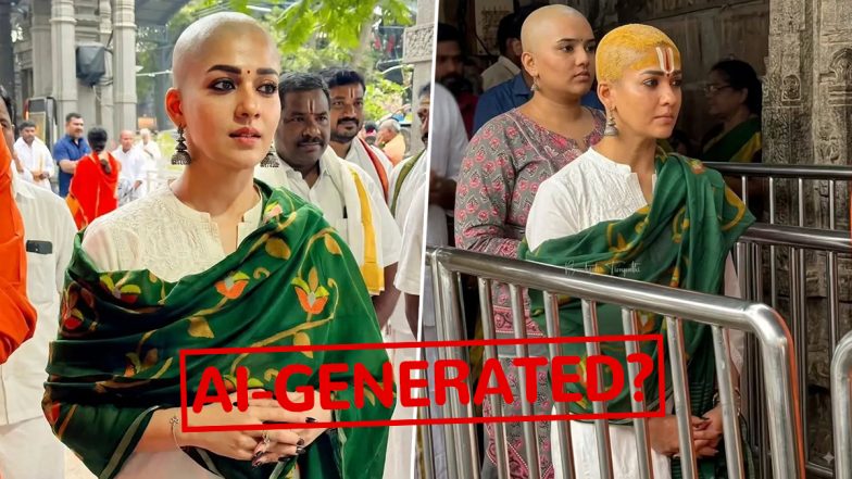Fact Check: क्या फिल्म 'टॉक्सिक' की रिलीज से पहले नयनतारा ने तिरुमाला मंदिर में कराया मुंडन? जानिए वायरल तस्वीरों का सच