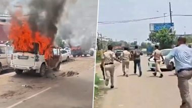 Bihar Violence: पटना में तेज रफ्तार बस ने युवक को कुचला, गुस्साई भीड़ ने NH-30 पर बस समेत कई वाहनों को फूंका; पुलिस पर पथराव (Video)