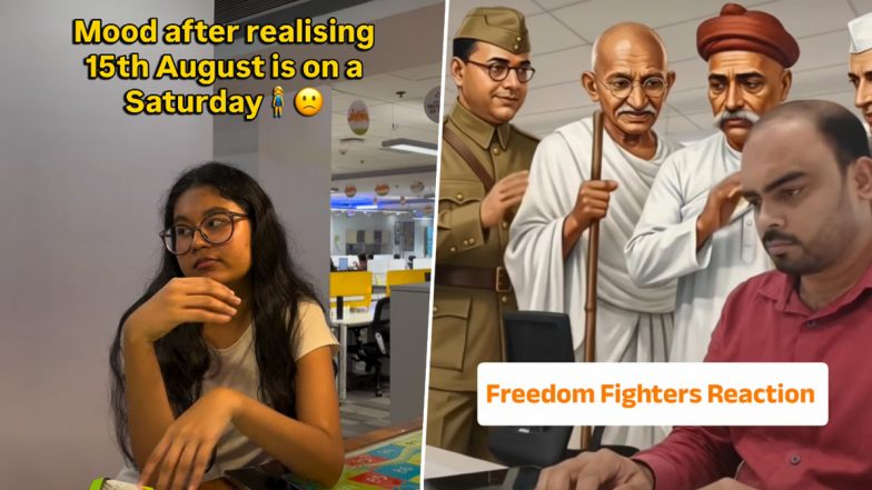 Independence Day 2026 Funny Memes: शनिवार को पड़ने वाले 15 अगस्त पर सोशल मीडिया पर मीम्स की बाढ़, 'एक छुट्टी भी गई' कहकर यूजर्स ने लिए मजे